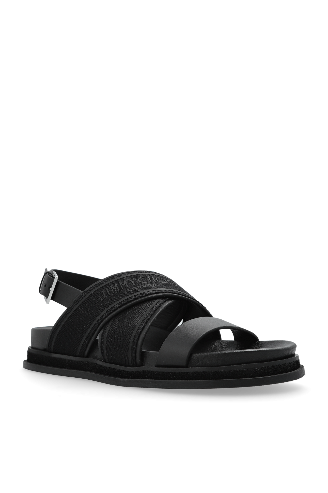 サンダル・ミュール JIMMY CHOO Women Sandals JOA FLAT FQYBLACK Black Jimmy Choo Sandals `Joa` | Women's Shoes | Vitkac